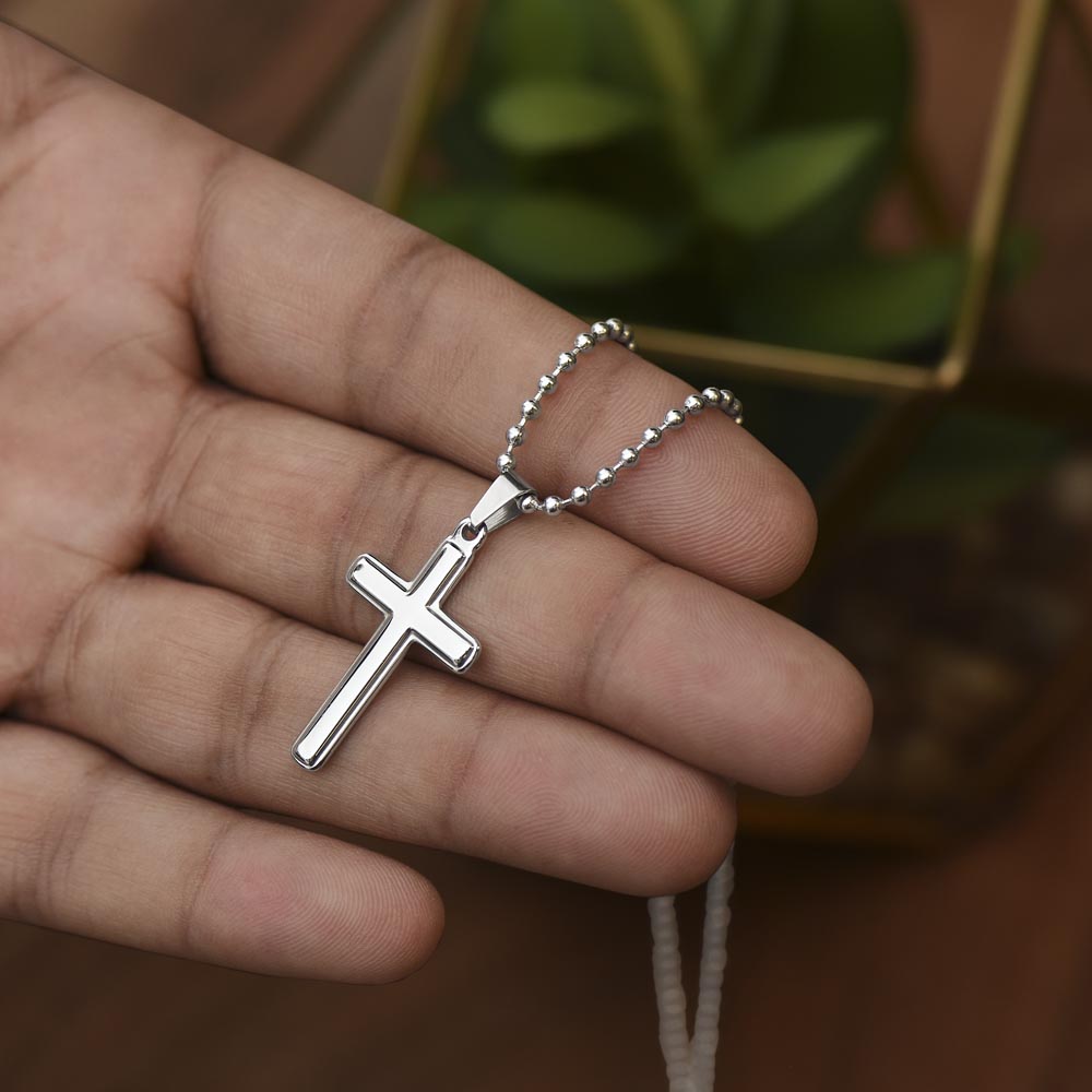 Artisan Cross Necklace For Him/Her Western-Style 3 Wise Men Christian Message Card