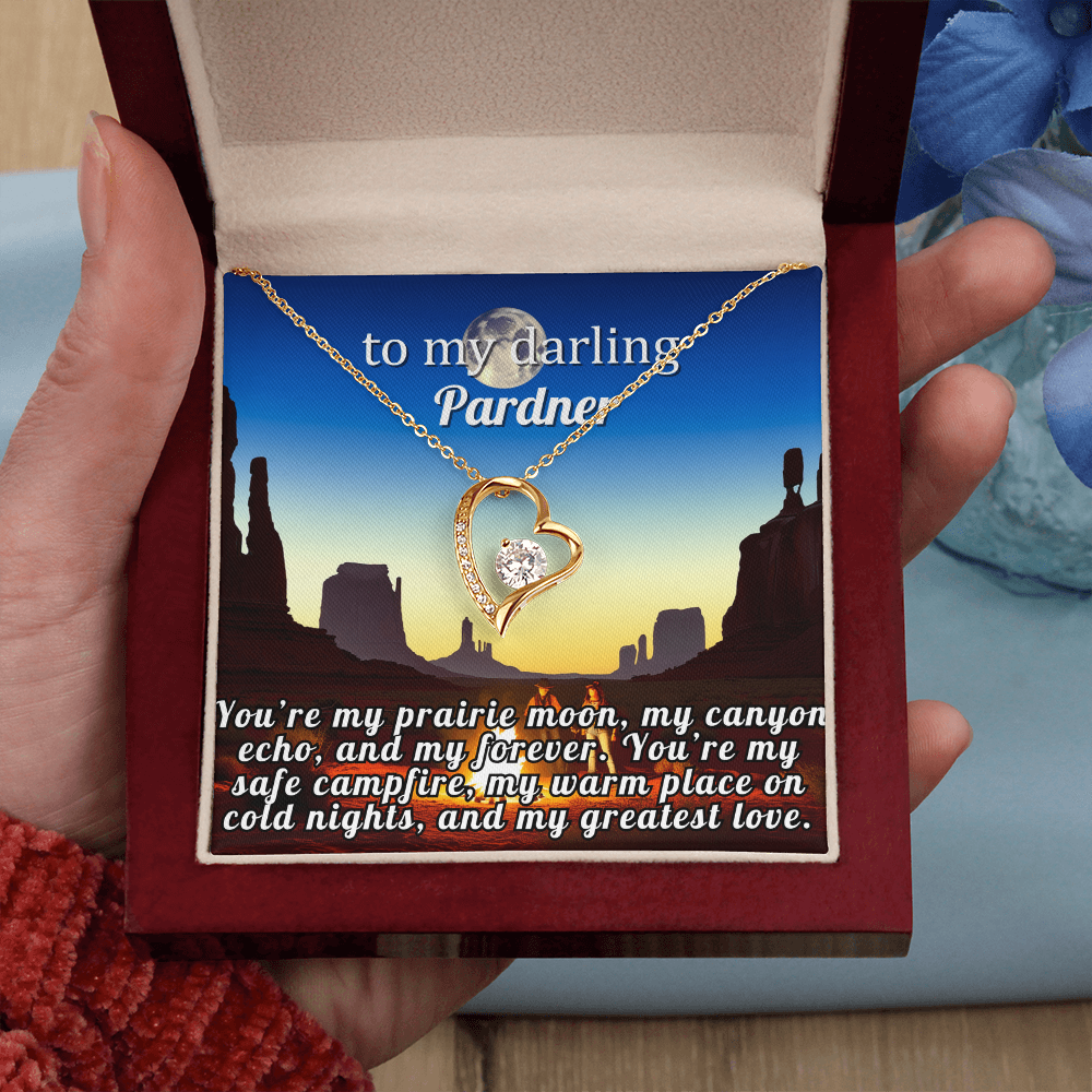 Prairie Moon Promise - The Forever Love Necklace Gift For Your Partner