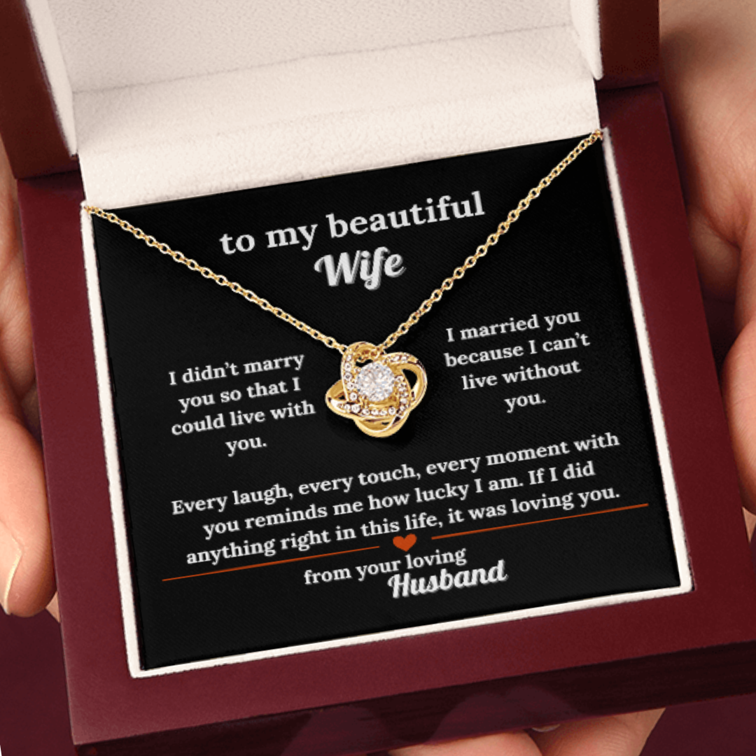 Perfect Necklace Gift For Your Wife With A Message She'll Love
