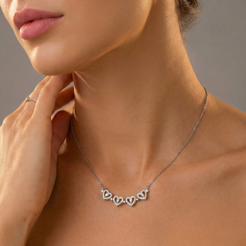 Magnetic Hearts That Find Each Other. Sound familiar? 2 in 1 Necklace Gift