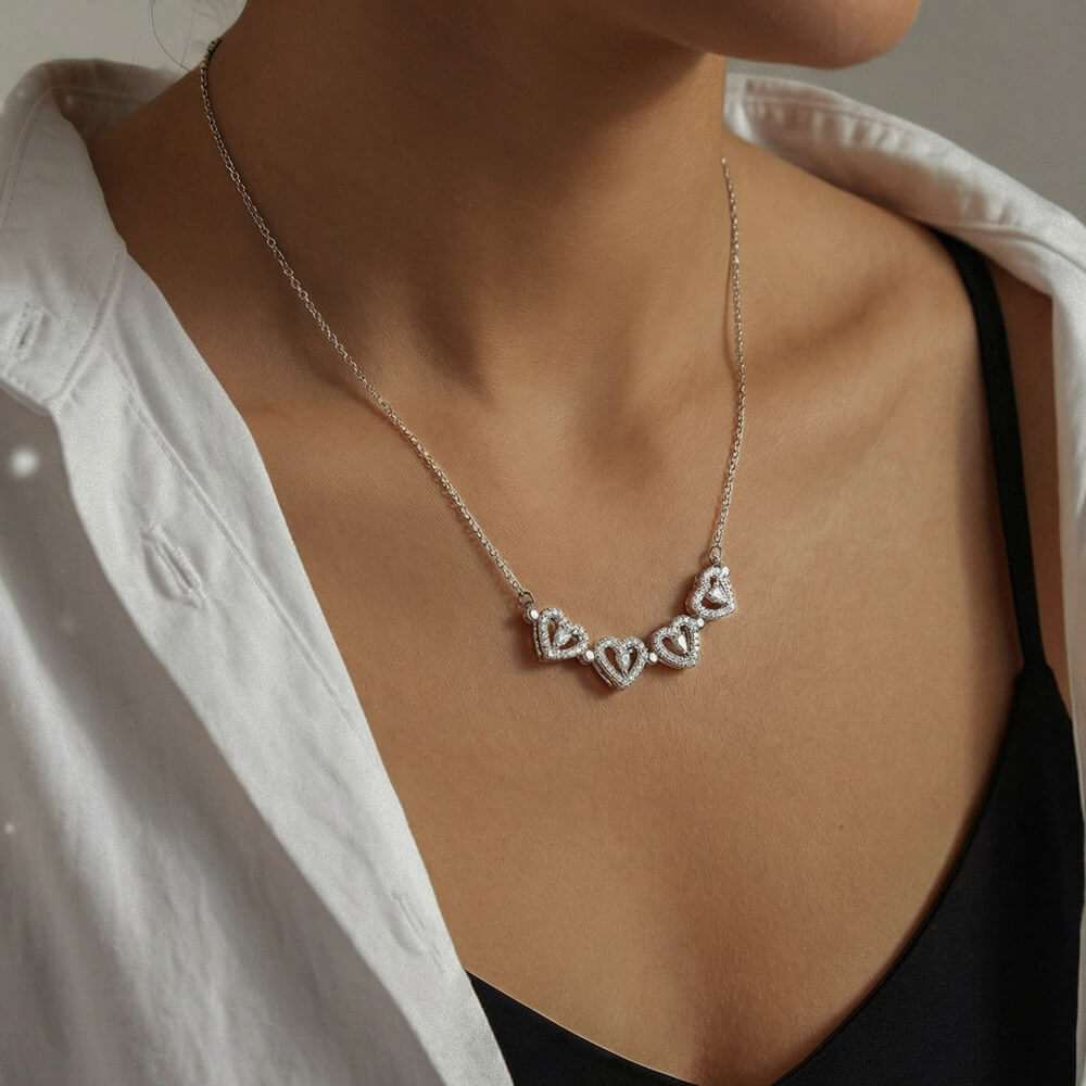Magnetic Hearts That Find Each Other. Sound familiar? 2 in 1 Necklace Gift