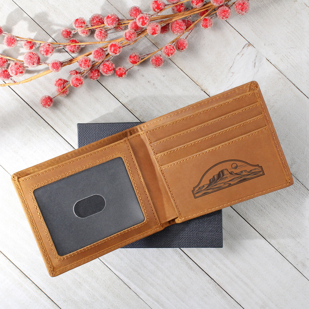 Carry the Story — Engraved Leather Wallet