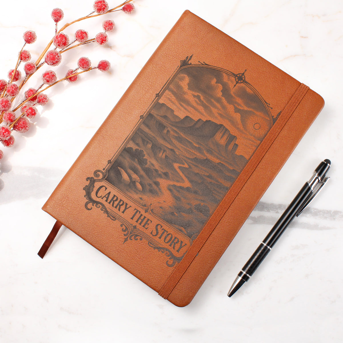 Carry the Story — Engraved Leather Journal