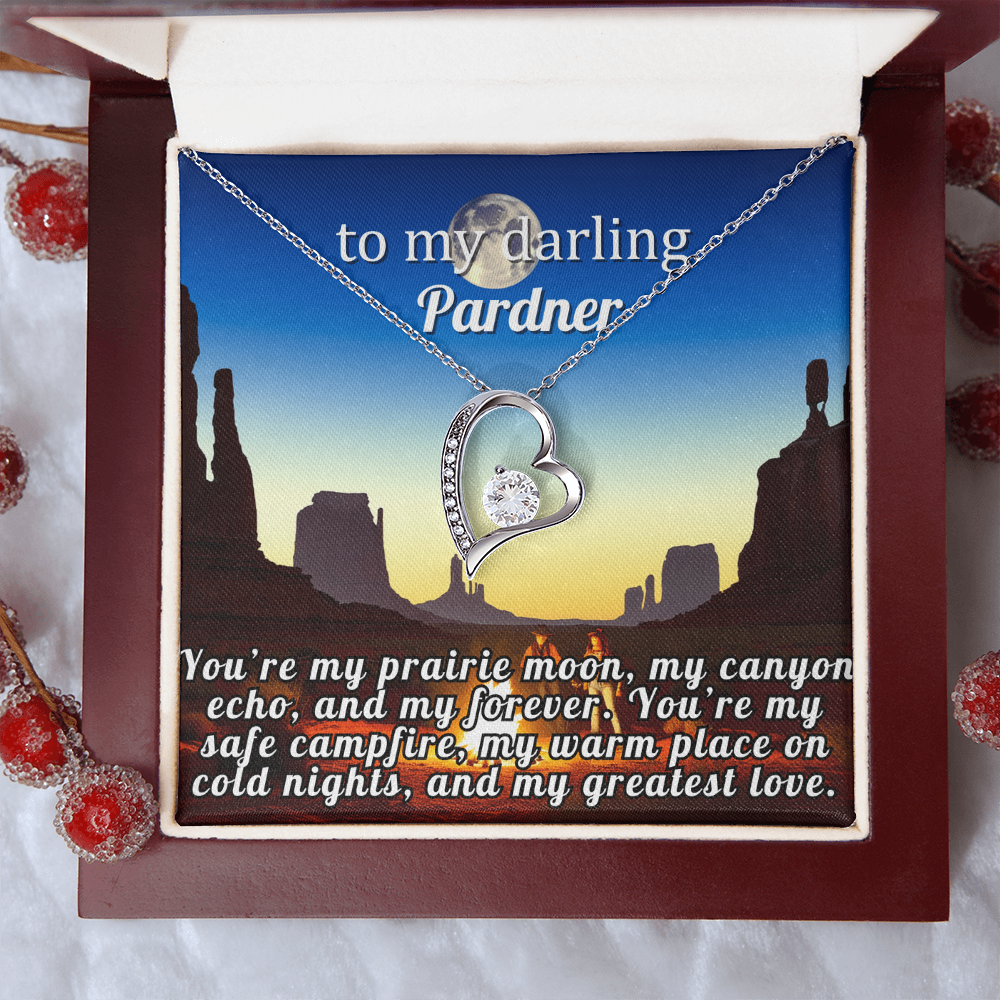 Prairie Moon Promise - The Forever Love Necklace Gift For Your Partner