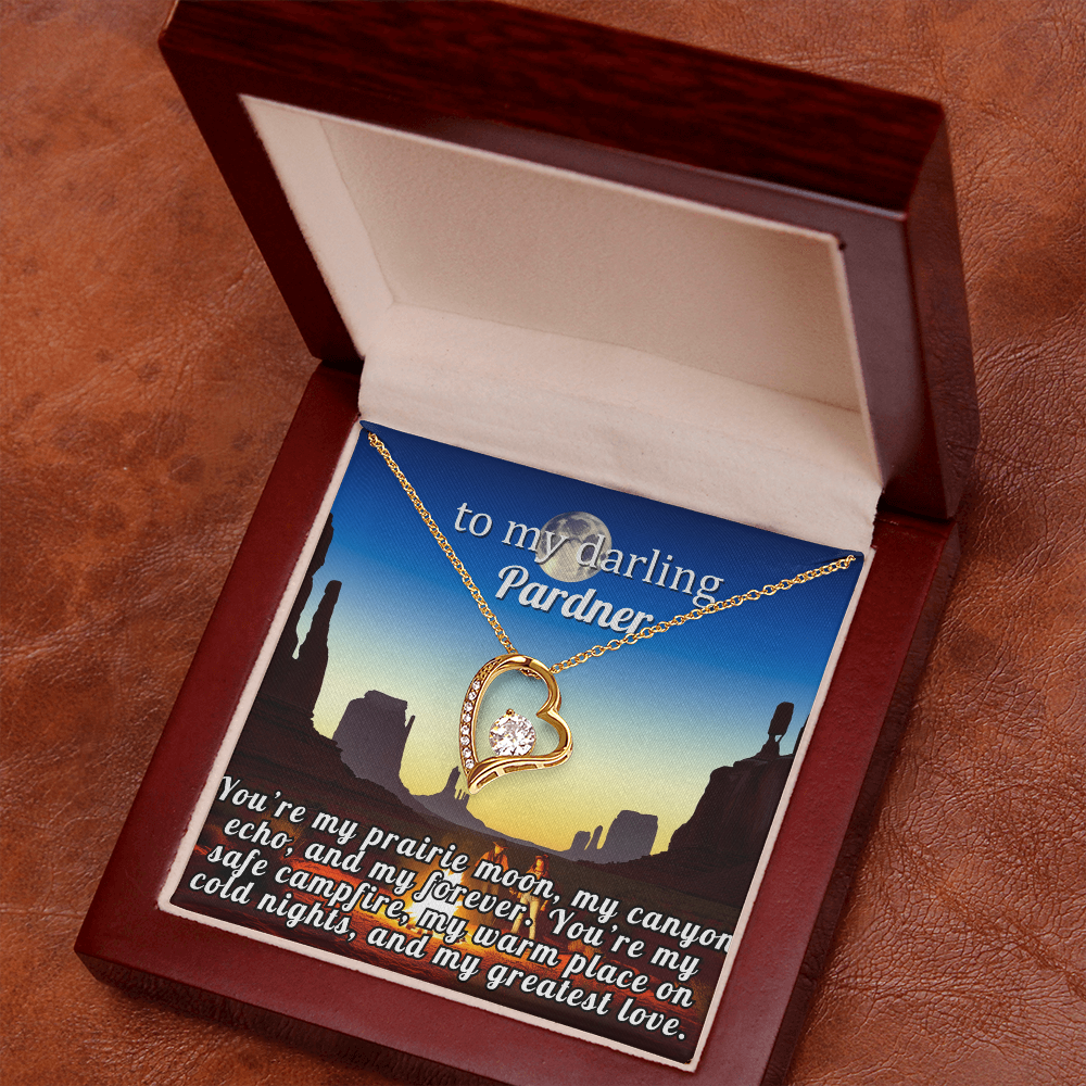 Prairie Moon Promise - The Forever Love Necklace Gift For Your Partner