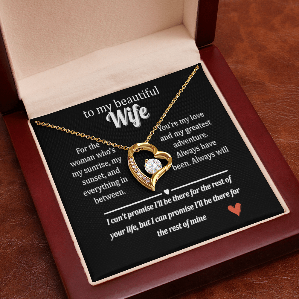 Gift Her This "Forever Love" Necklace with a Special Message.
