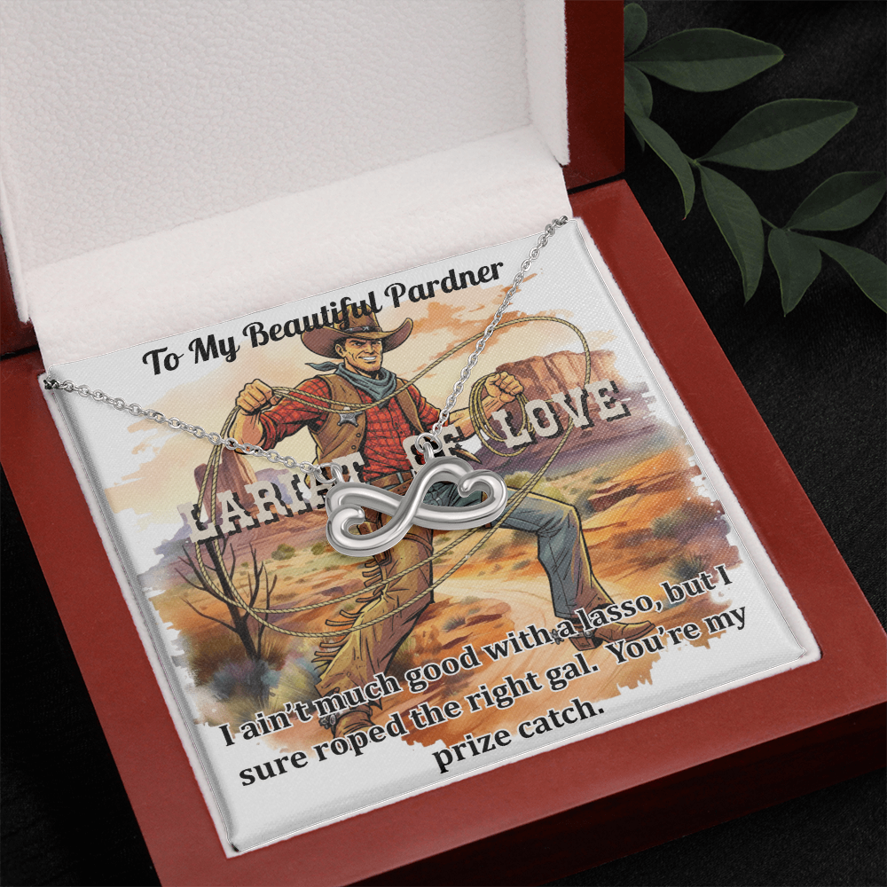 The Western Theme  Endless Lariat of Love Necklace To Catch Her Heart