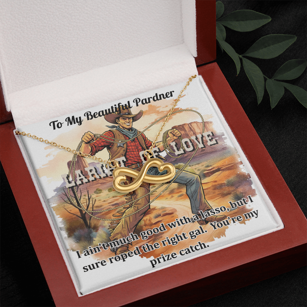 The Western Theme  Endless Lariat of Love Necklace To Catch Her Heart