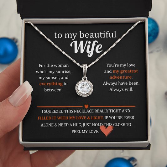 An Eternal Love Necklace Gift with a Heartfelt Message That Says it all