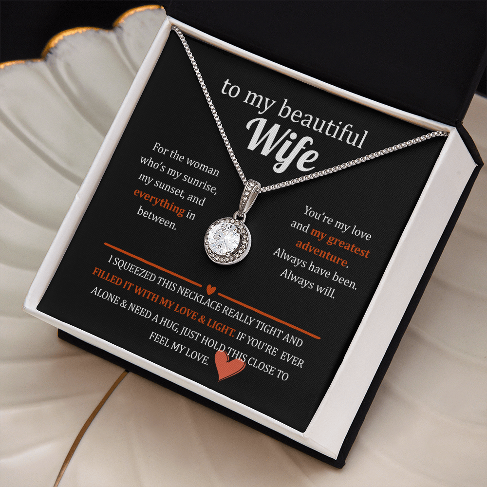 An Eternal Love Necklace Gift with a Heartfelt Message That Says it all