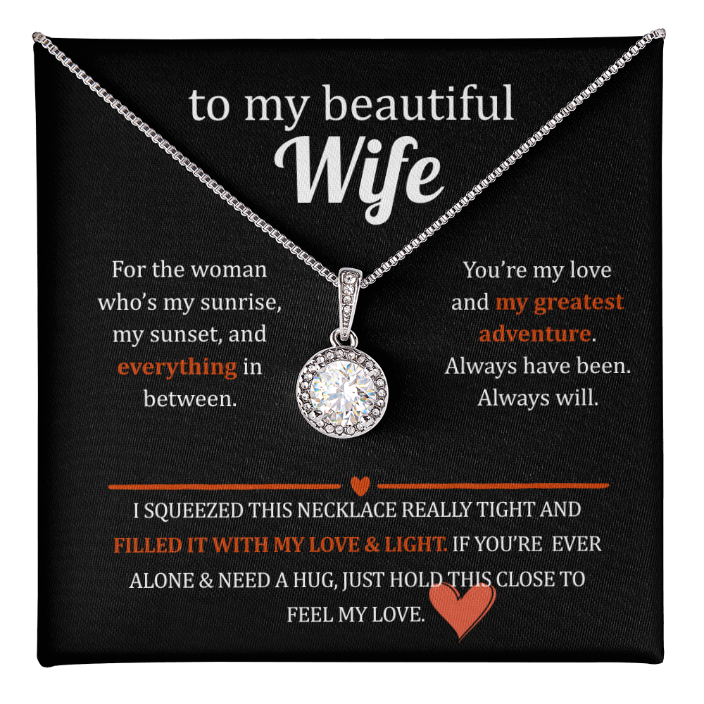 An Eternal Love Necklace Gift with a Heartfelt Message That Says it all
