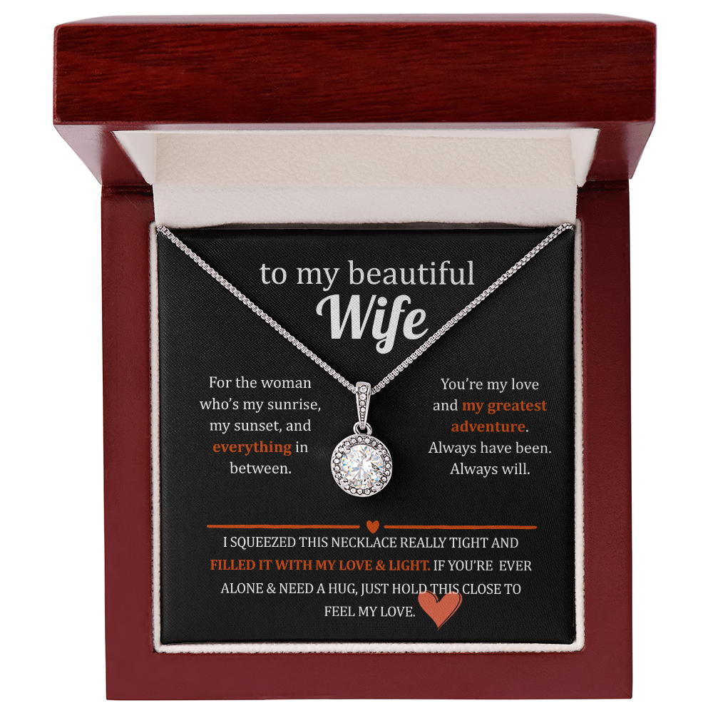 An Eternal Love Necklace Gift with a Heartfelt Message That Says it all