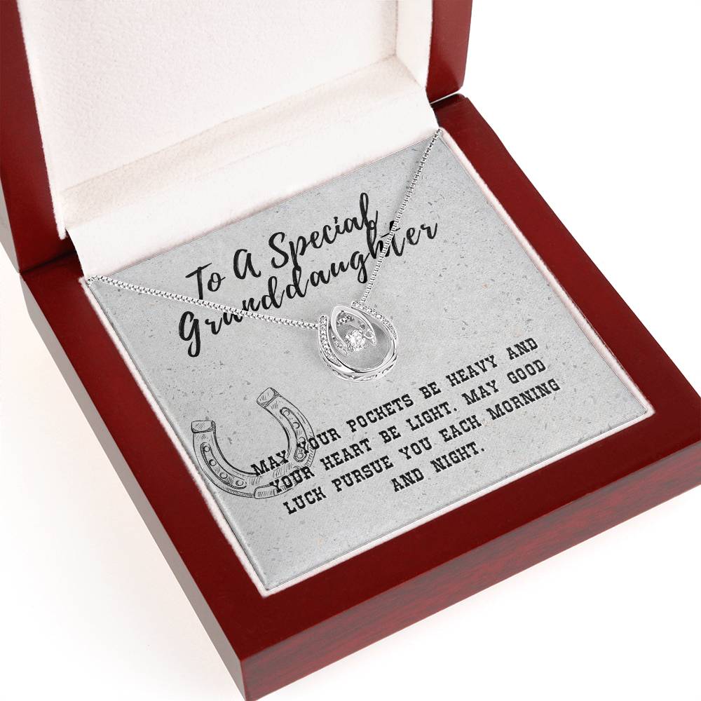 Western Style Horseshoe Themed Luck For Your Granddaughter