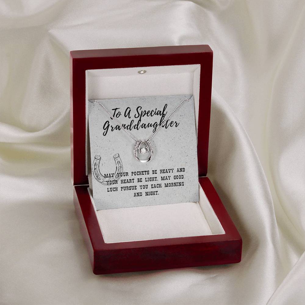 Western Style Horseshoe Themed Luck For Your Granddaughter