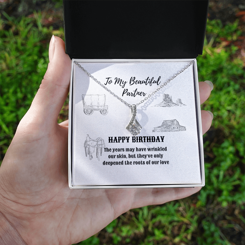 Happy Birthday to my Pardner Western Style - Alluring Beauty Necklace