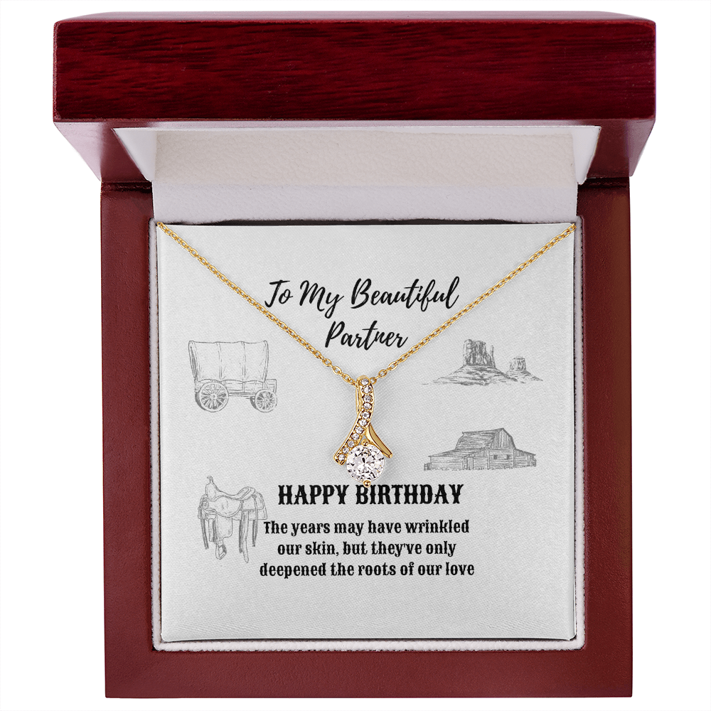Happy Birthday to my Pardner Western Style - Alluring Beauty Necklace