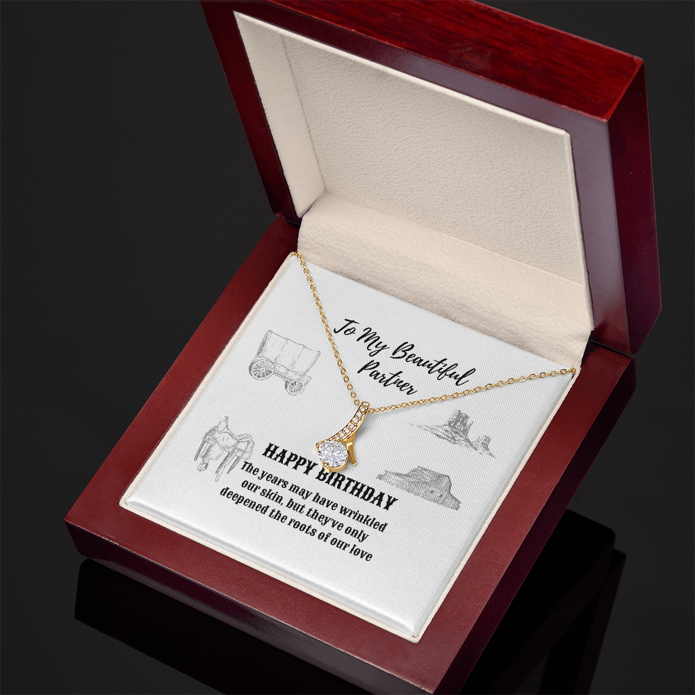 Happy Birthday to my Pardner Western Style - Alluring Beauty Necklace