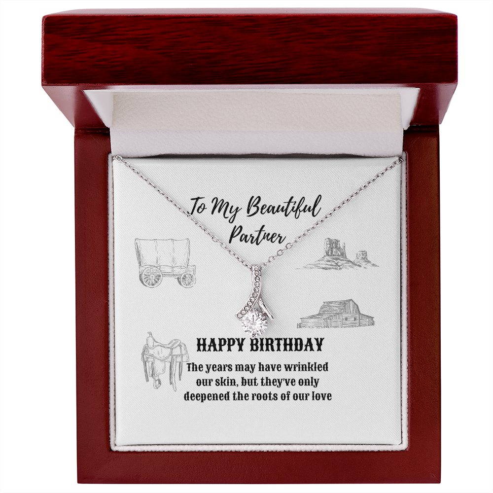 Happy Birthday to my Pardner Western Style - Alluring Beauty Necklace