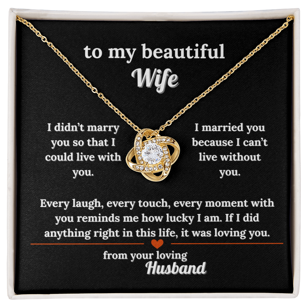 Lovely Gift To the Wife Who Means the World to You With a Message She'll Appreciate