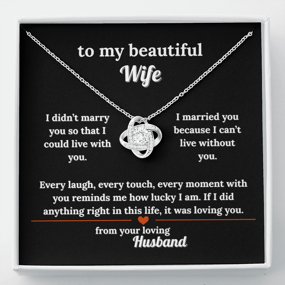 Lovely Gift To the Wife Who Means the World to You With a Message She'll Appreciate