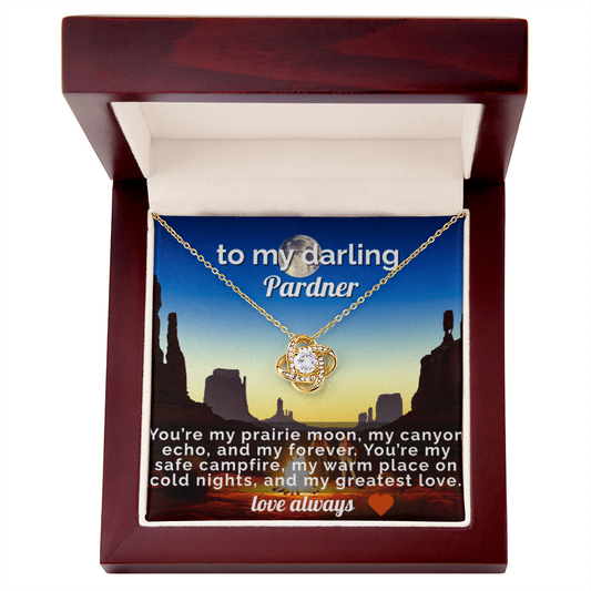 The Love Knot Necklace - A Timeless Gift With a Message To Move Her