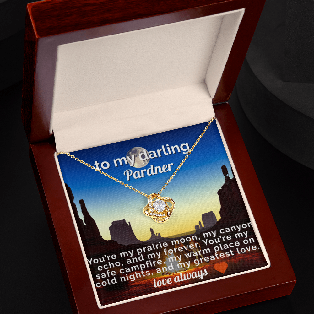 The Love Knot Necklace - A Timeless Gift With a Message To Move Her