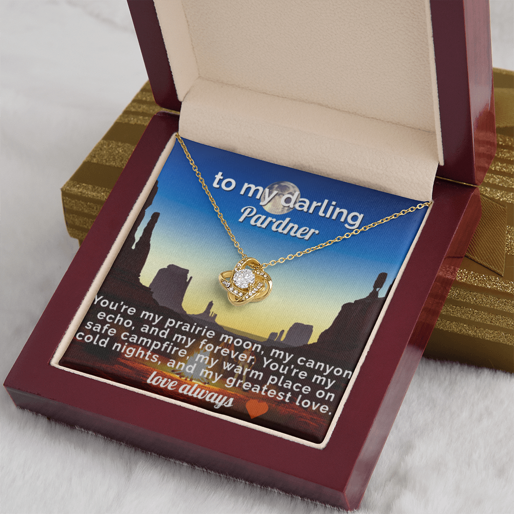 The Love Knot Necklace - A Timeless Gift With a Message To Move Her