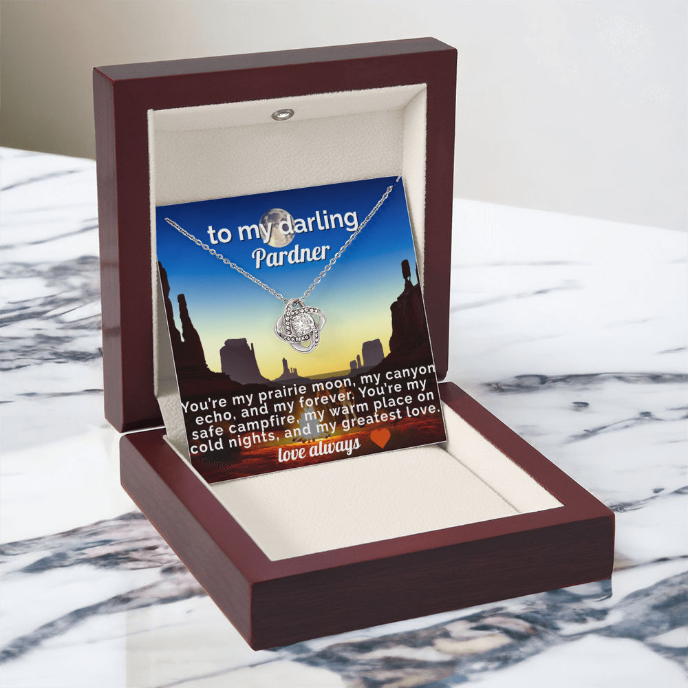 The Love Knot Necklace - A Timeless Gift With a Message To Move Her