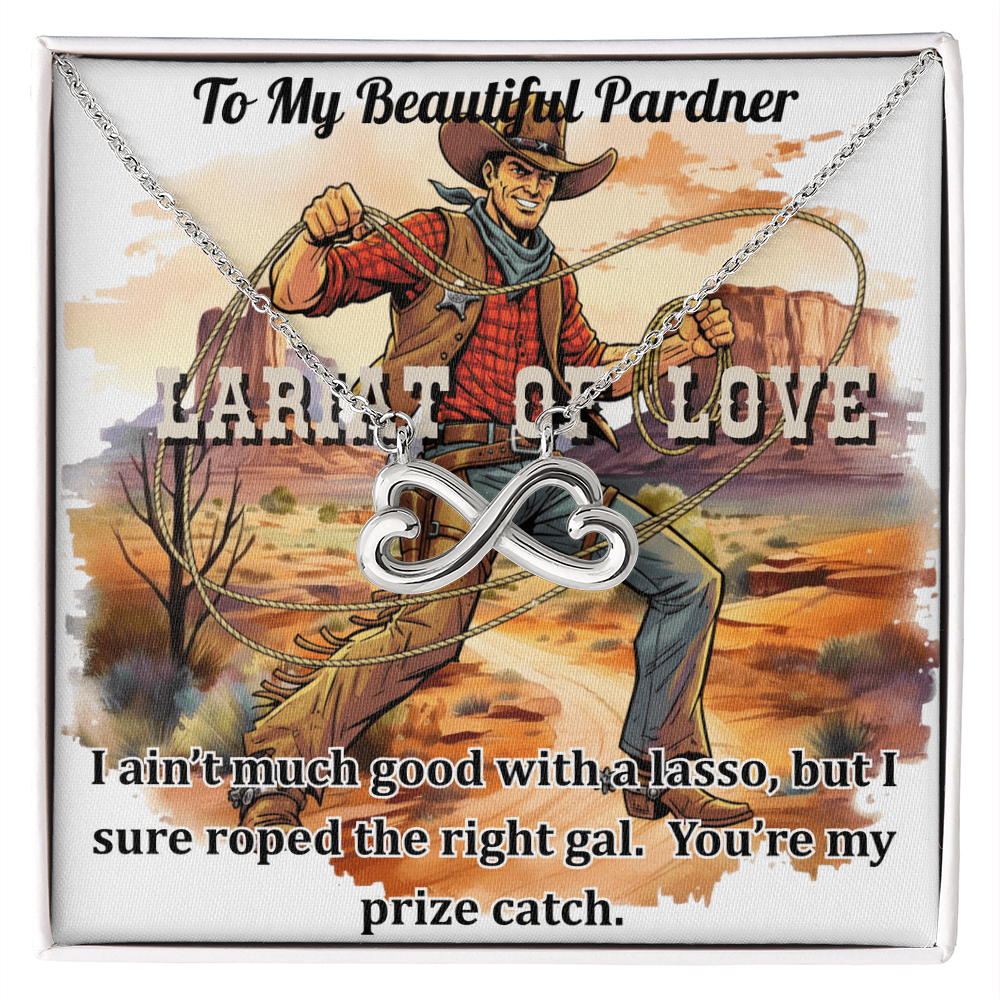 The Western Theme  Endless Lariat of Love Necklace To Catch Her Heart