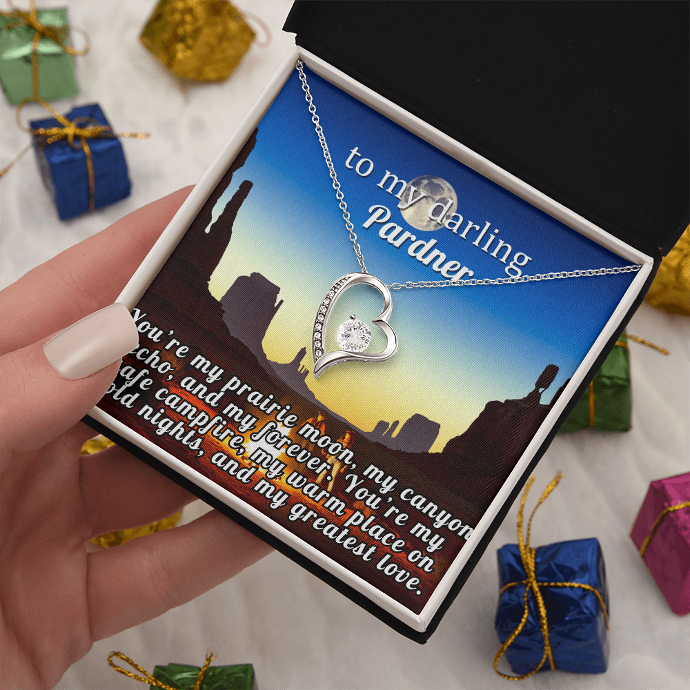 Prairie Moon Promise - The Forever Love Necklace Gift For Your Partner