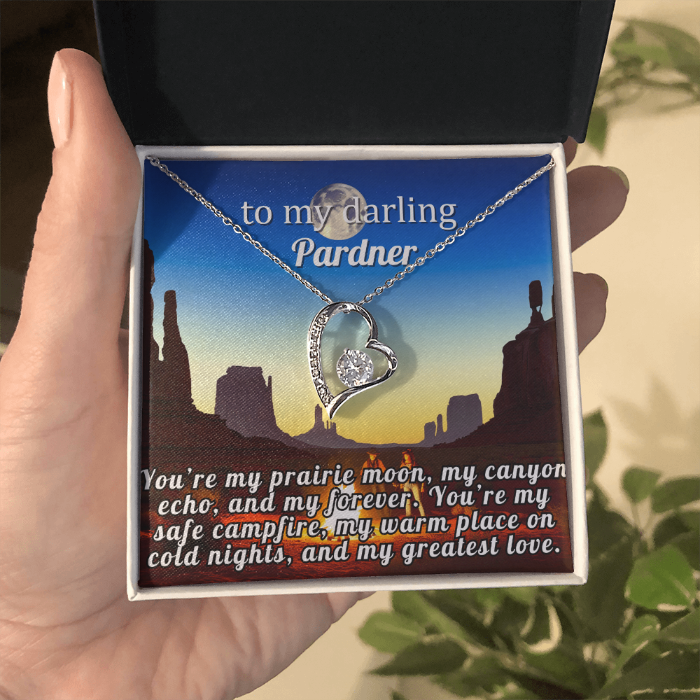 Prairie Moon Promise - The Forever Love Necklace Gift For Your Partner