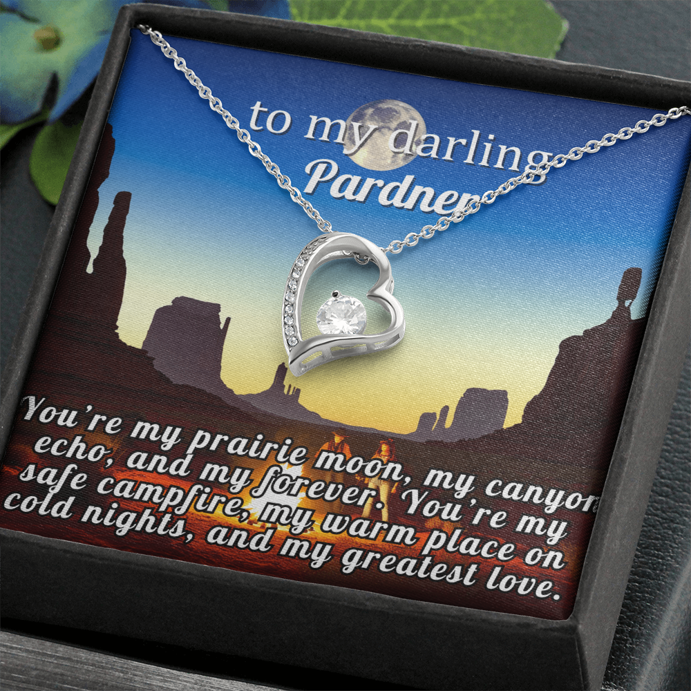 Prairie Moon Promise - The Forever Love Necklace Gift For Your Partner