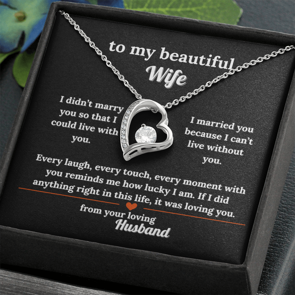 Give Your Wife This Lovely Necklace Gift With a Message She'll Love
