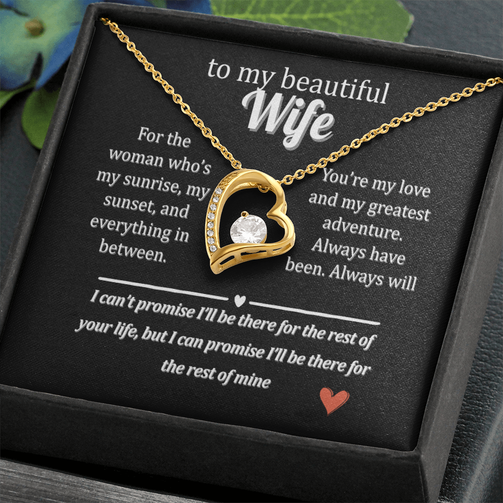 Gift Her This "Forever Love" Necklace with a Special Message.