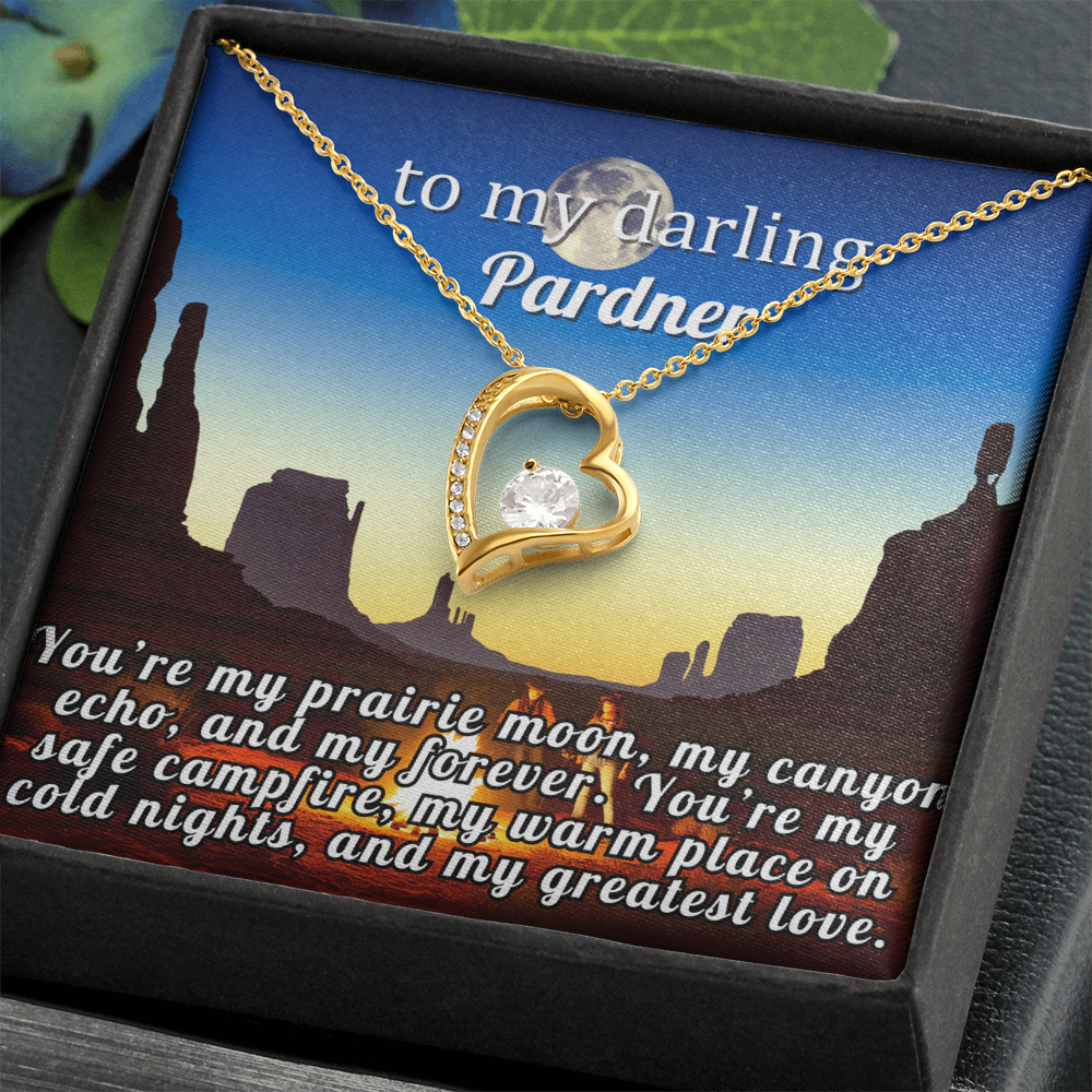 Prairie Moon Promise - The Forever Love Necklace Gift For Your Partner