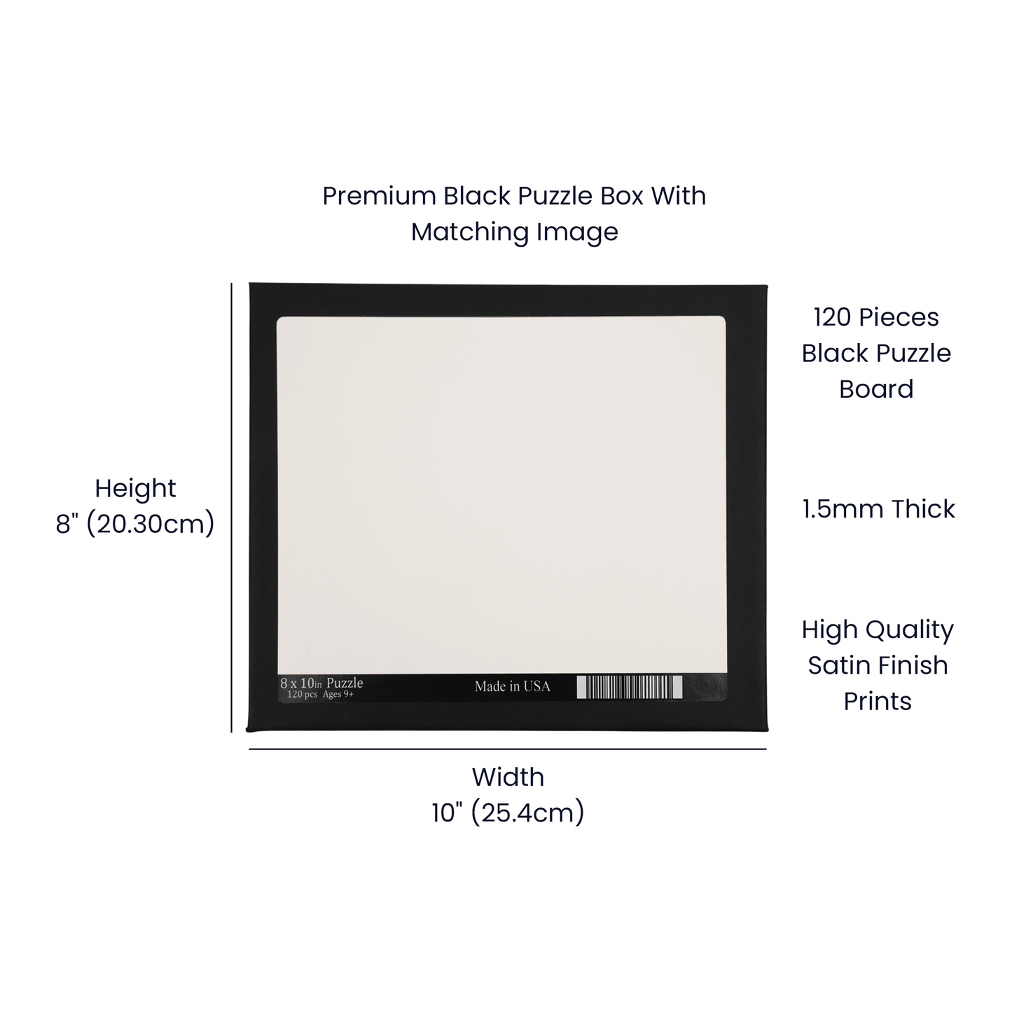 Western Scene Puzzle With Tin