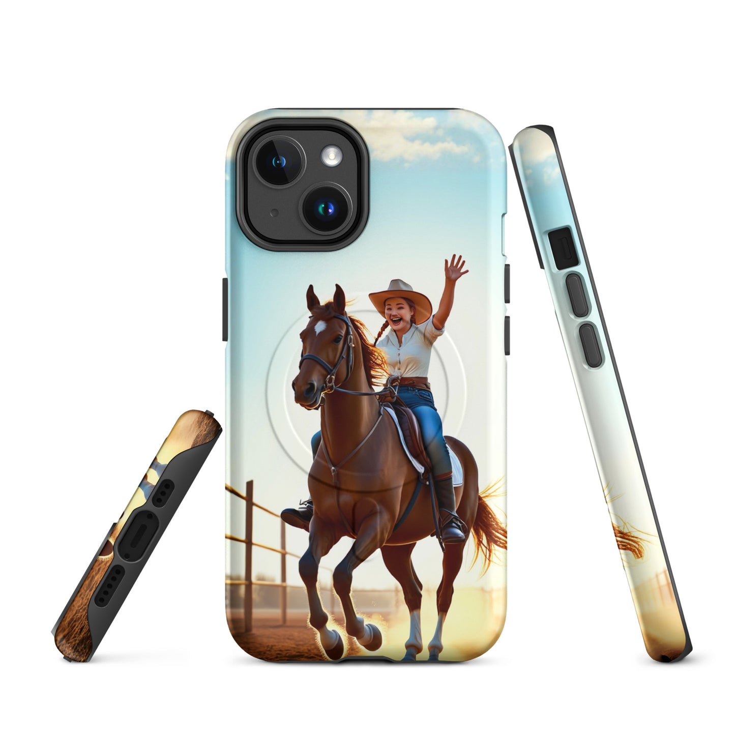 Western Cowgirl Theme MagSafe® tough case for iPhone®
