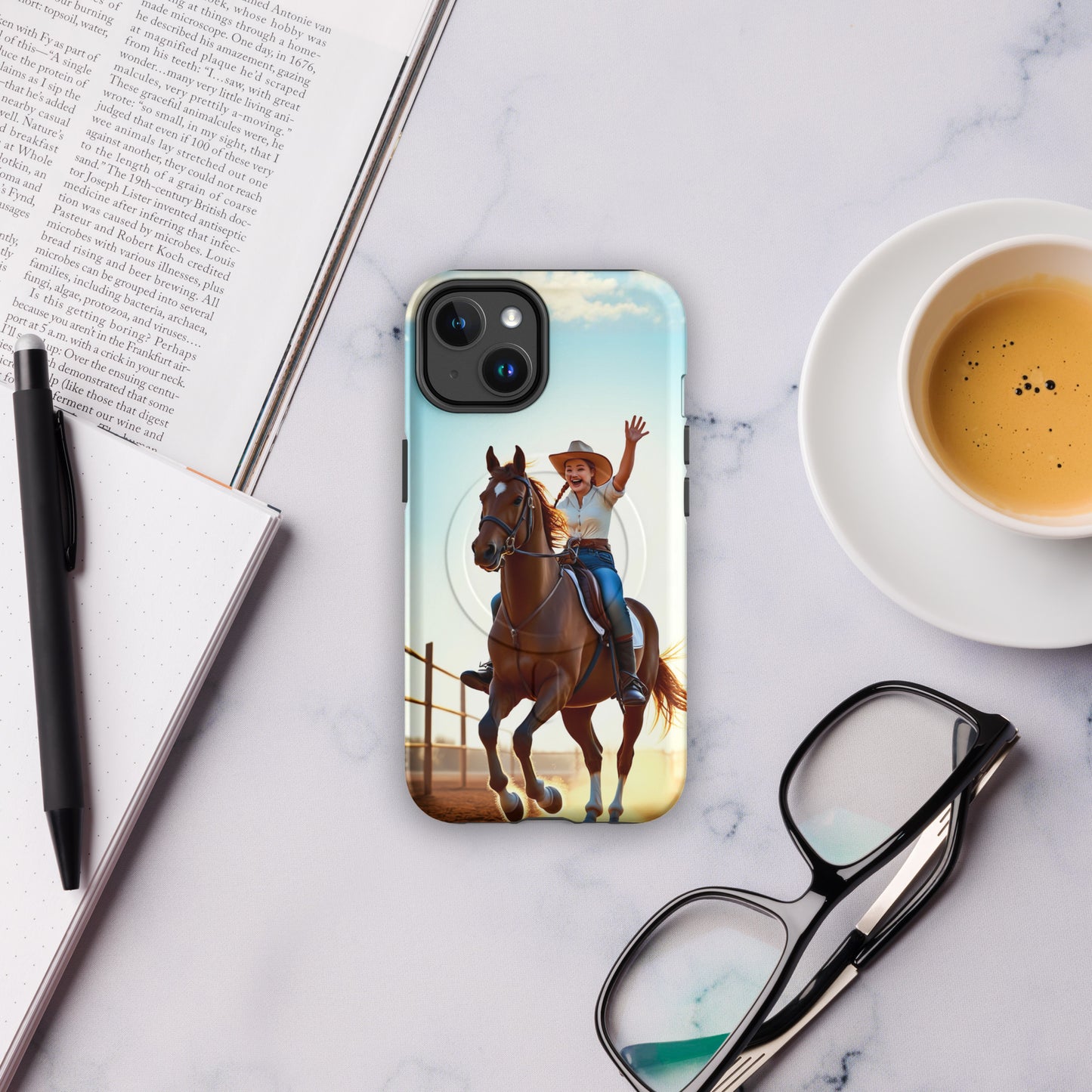 Western Cowgirl Theme MagSafe® tough case for iPhone®