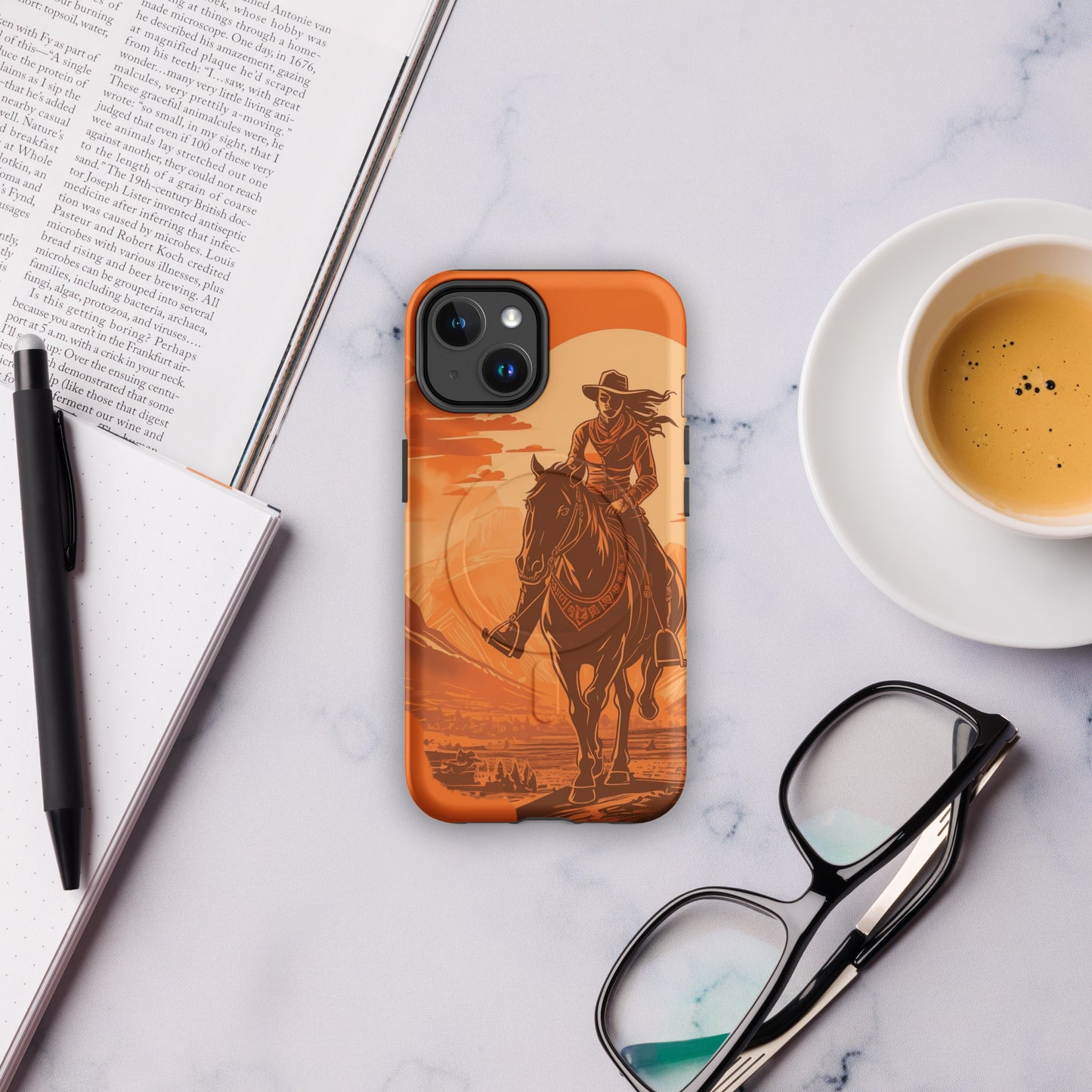 Western Cowgirl Theme MagSafe® tough case for iPhone®