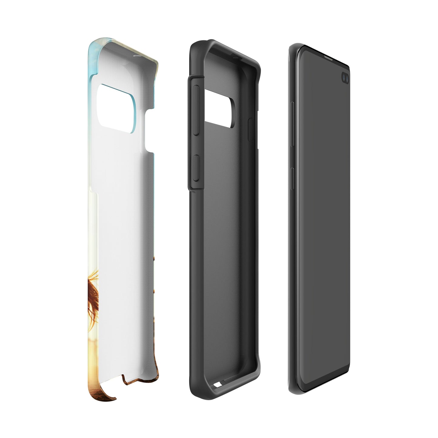 Western Theme Horse Riding Cowgirl Tough case for Samsung®